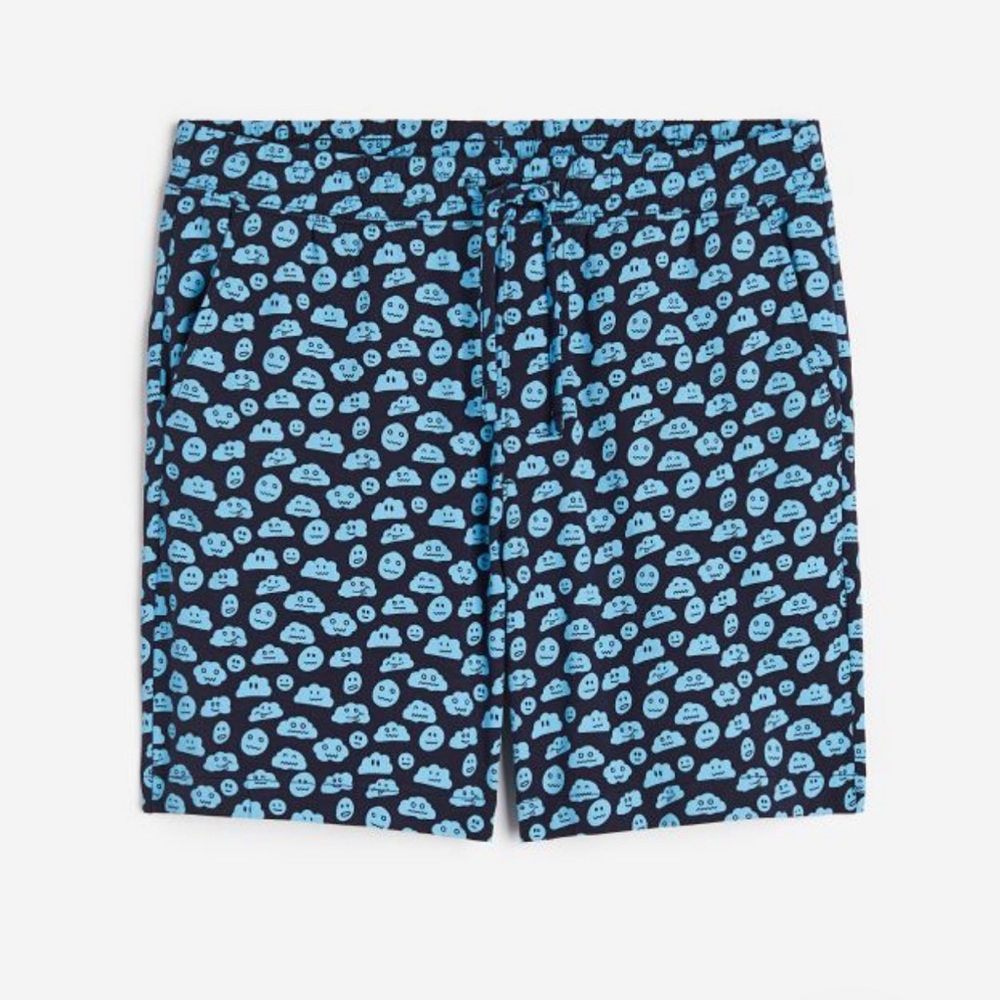 Regular Fit Pajama Shorts